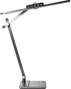 Lampada da scrivania a LED SERPENS con dimmer Grigio