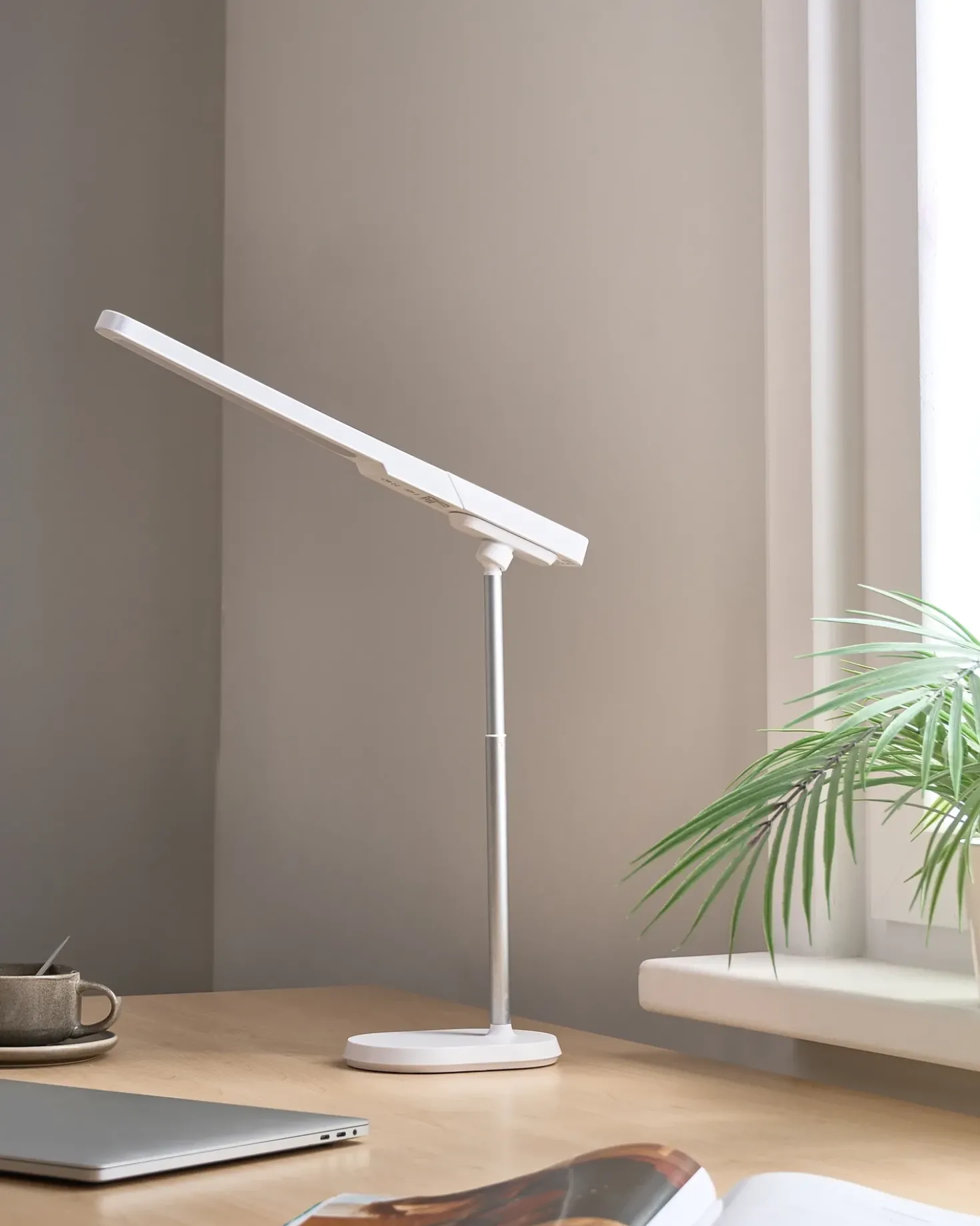 Lampada da scrivania a LED TUCANA con dimmer Bianco
