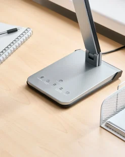 Lampada da scrivania a LED PICTOR con dimmer Grigio scuro
