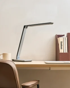 Lampada da scrivania a LED PICTOR con dimmer Grigio scuro
