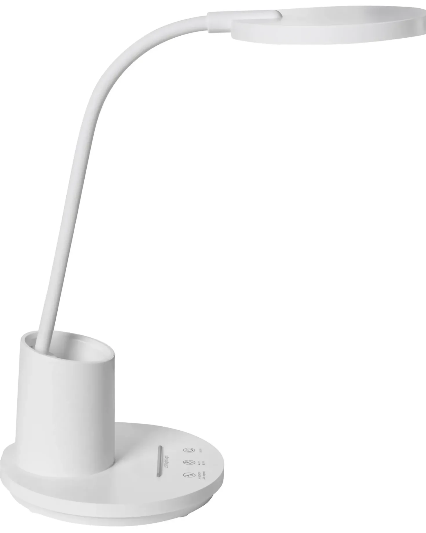 Lampada da scrivania a LED VELA con dimmer Bianco