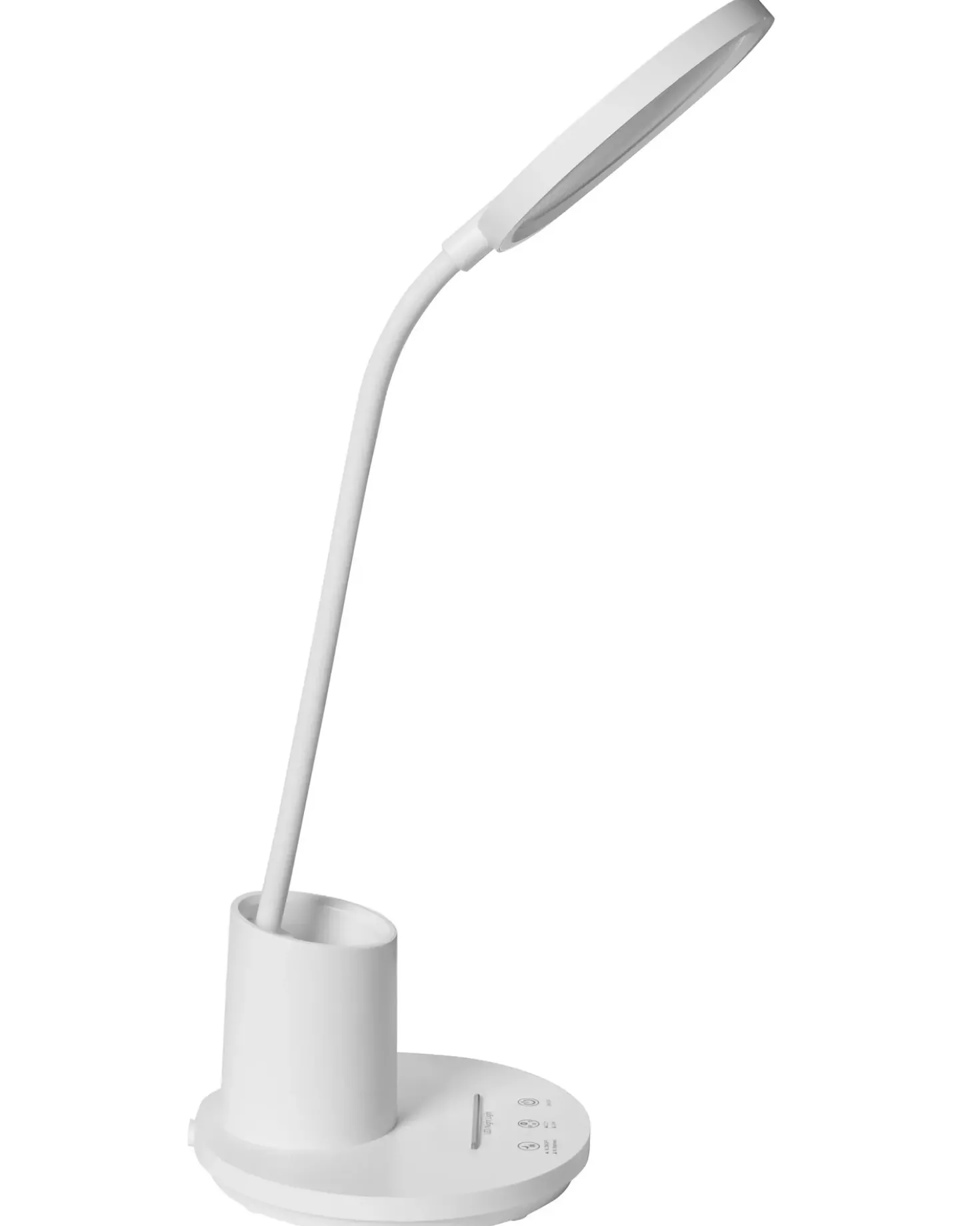 Lampada da scrivania a LED VELA con dimmer Bianco