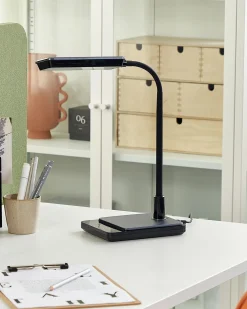 Lampada da scrivania a LED CENTAURUS con dimmer Metallo Nero