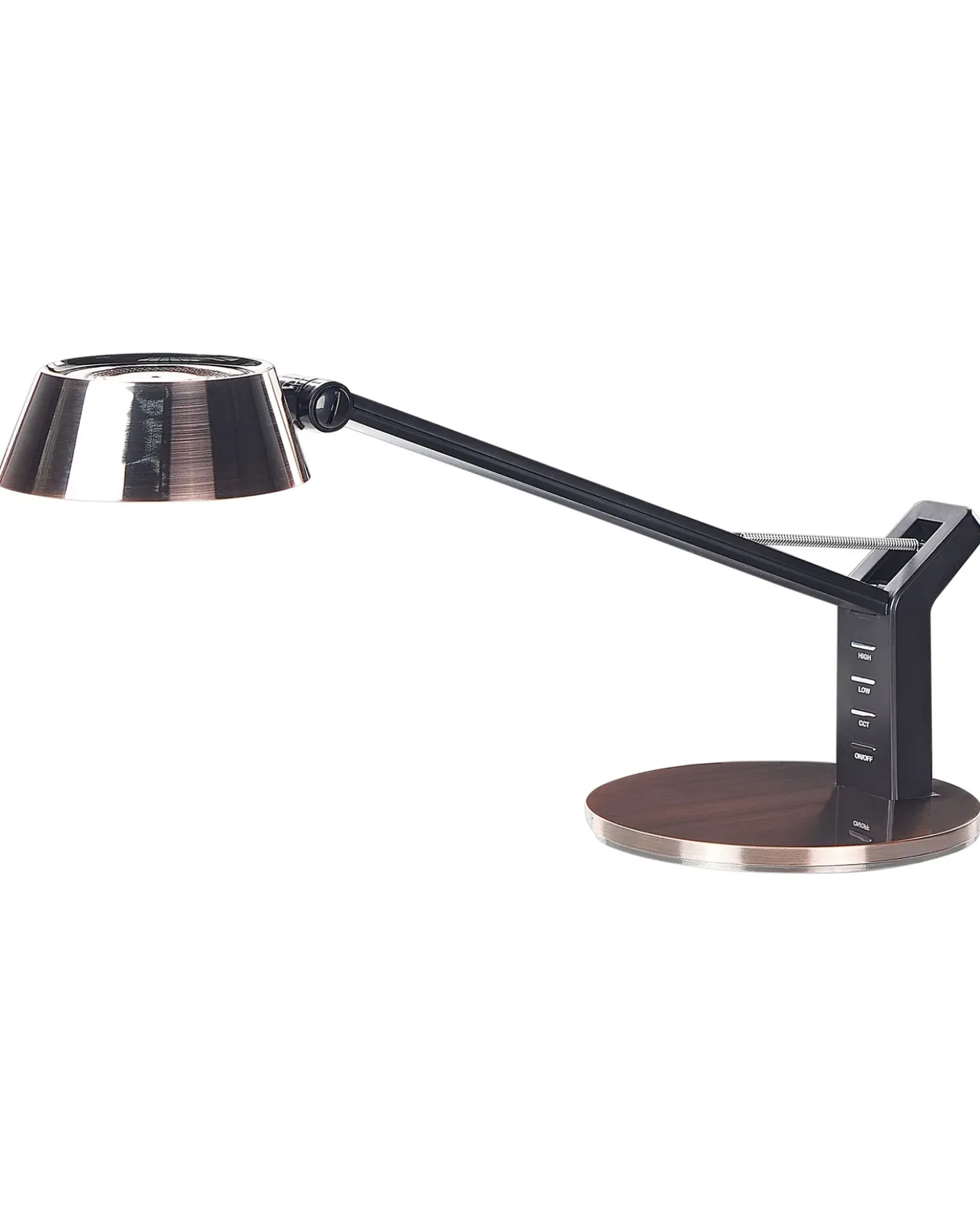 Lampada da scrivania a LED CHAMAELEON con dimmer Metallo Rame