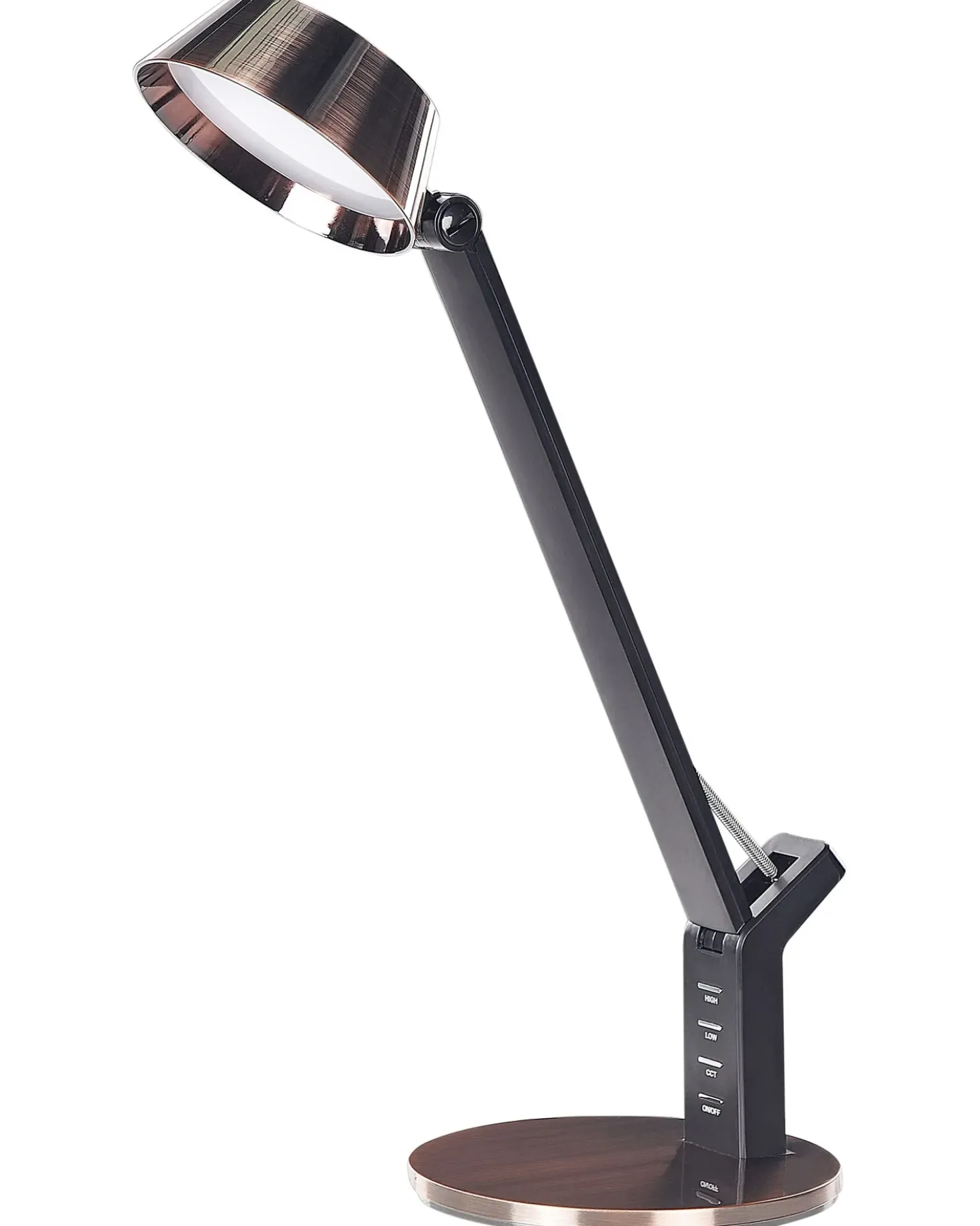 Lampada da scrivania a LED CHAMAELEON con dimmer Metallo Rame