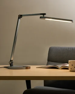 Lampada da scrivania a LED CAROY con Caricatore wireless Grigio