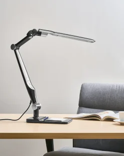 Lampada da scrivania a LED PEGASI con dimmer Nero