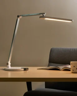 Lampada da scrivania a LED CAROY con Caricatore wireless Bianco