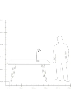 Lampada da scrivania a LED LIBRA con dimmer Bianco