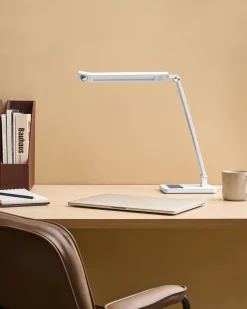 Lampada da scrivania a LED LEPUS con sensore di movimento Bianco