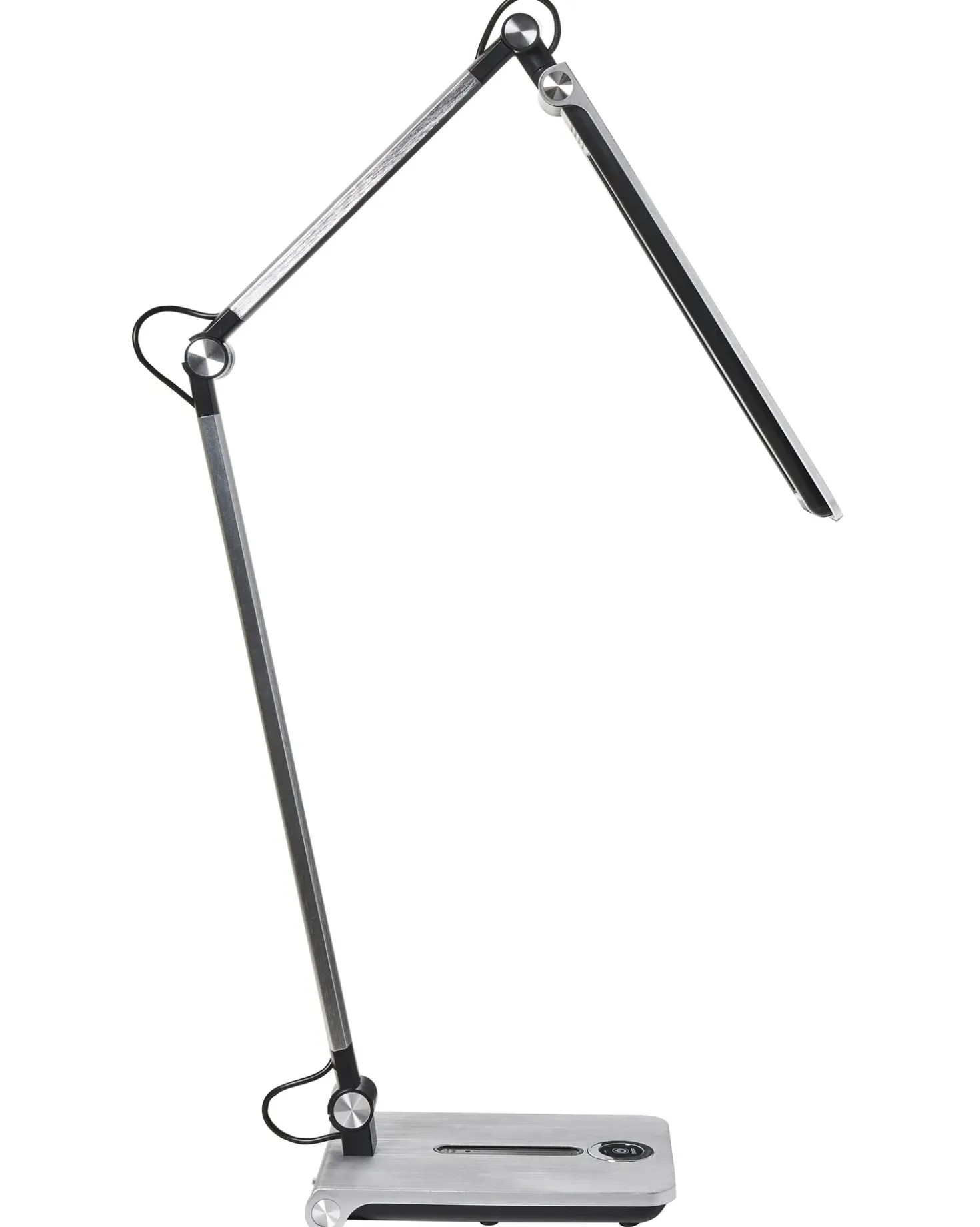 Lampada da scrivania a LED AQUILA con dimmer Argento