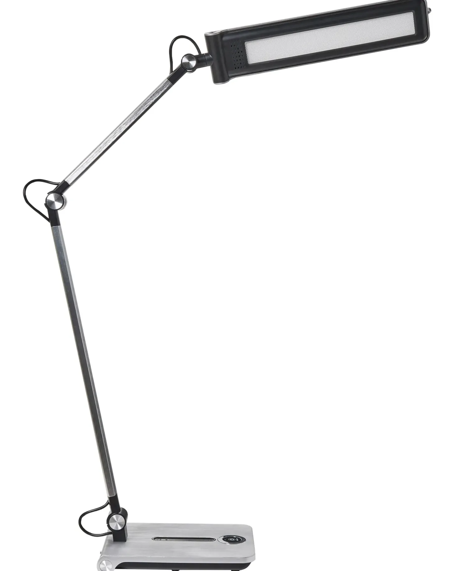 Lampada da scrivania a LED AQUILA con dimmer Argento