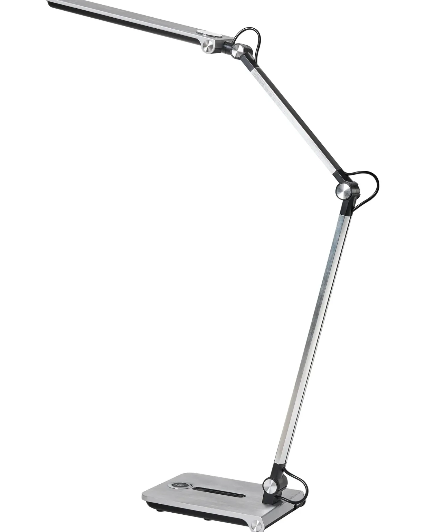 Lampada da scrivania a LED AQUILA con dimmer Argento