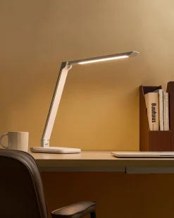 Lampada da scrivania a LED PICTOR con dimmer Bianco