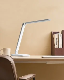 Lampada da scrivania a LED PICTOR con dimmer Bianco