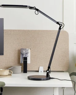 Lampada da scrivania a LED GRUS con dimmer Metallo Nero