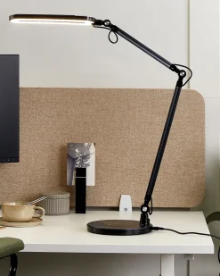 Lampada da scrivania a LED GRUS con dimmer Metallo Nero