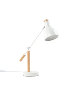 Lampada da scrivania PECKOS Regolabile Metallo Bianco