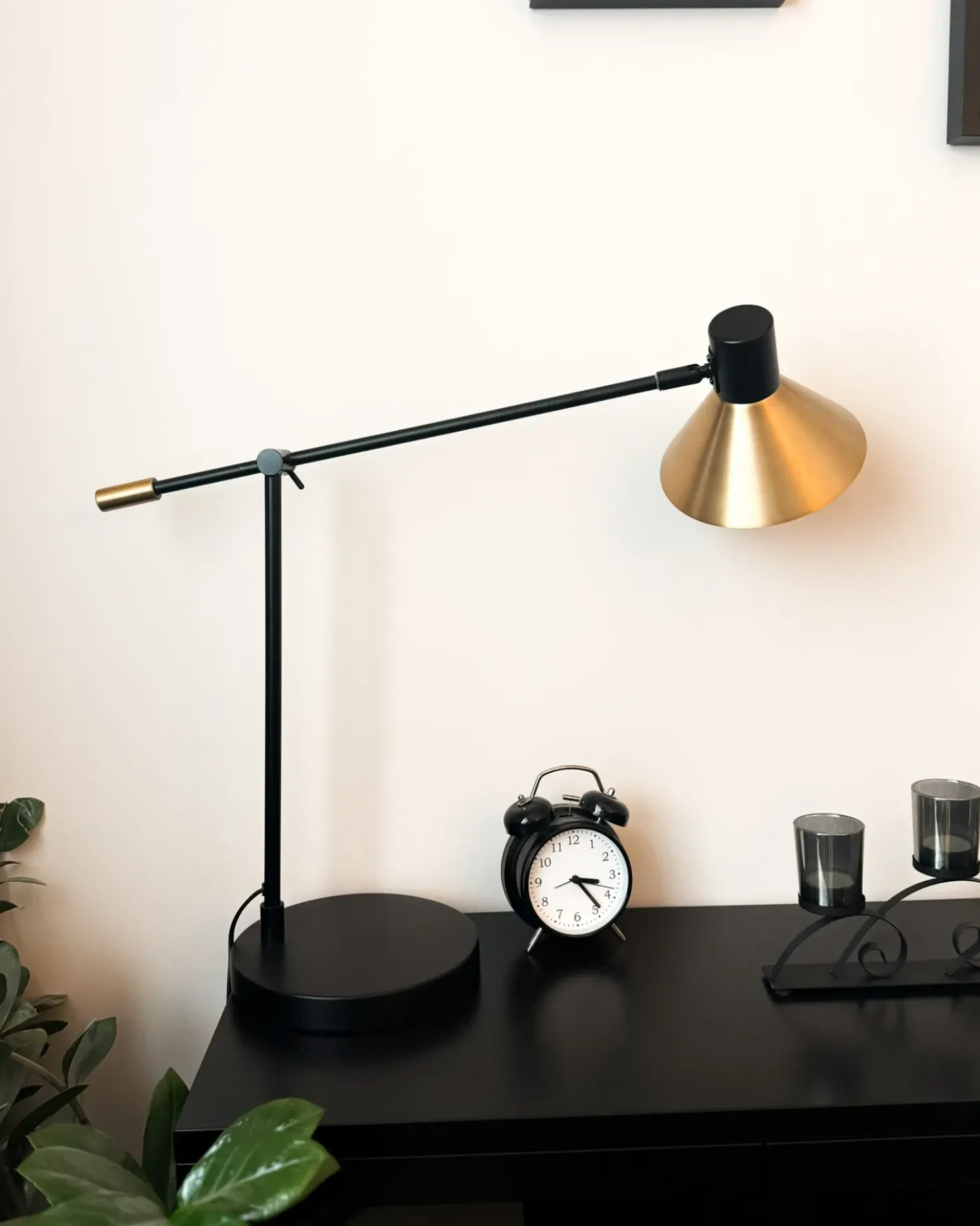 Lampada da scrivania PINKEEN Metallo Oro