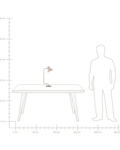 Lampada da scrivania RIMAVA Metallo Beige