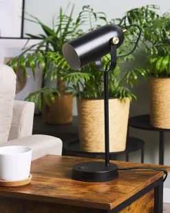 Lampada da scrivania TYRIA Regolabile Metallo Nero