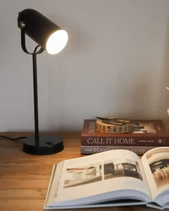 Lampada da scrivania TYRIA Regolabile Metallo Nero