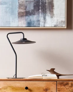 Lampada da tavolo a LED GALETTI Metallo Nero
