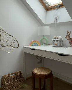 Lampada da tavolo ABBIE Ceramica Verde chiaro