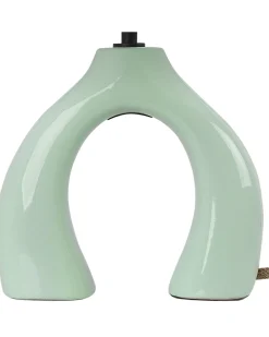 Lampada da tavolo ABBIE Ceramica Verde chiaro