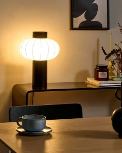 Lampada da tavolo ABENS Legno Nero