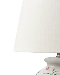 Lampada da tavolo ACROSSO Porcellana Bianco