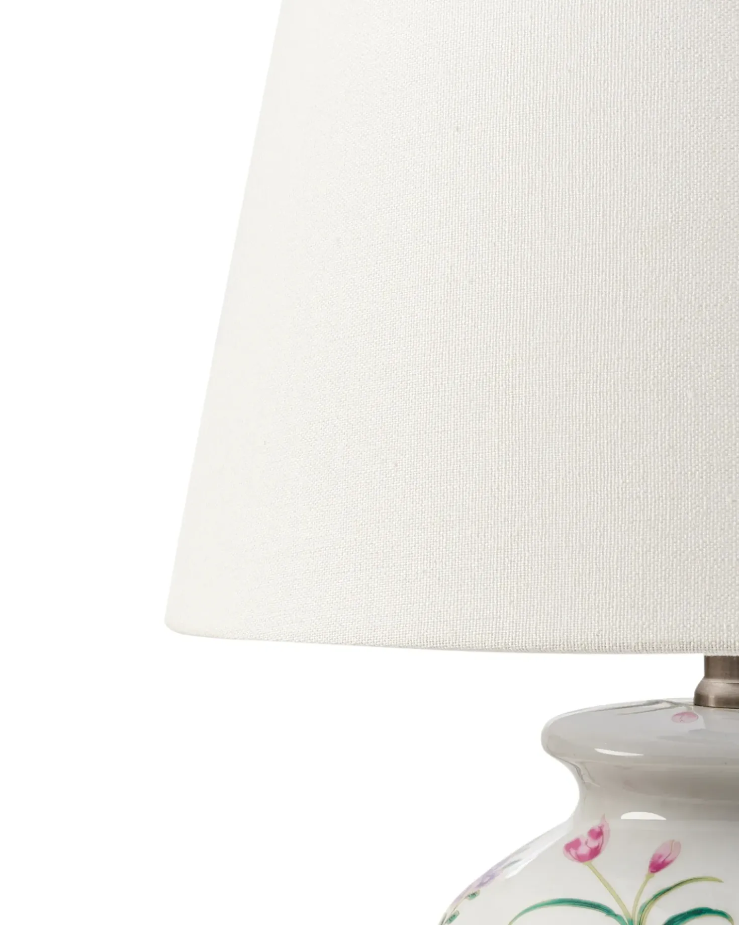 Lampada da tavolo ACROSSO Porcellana Bianco