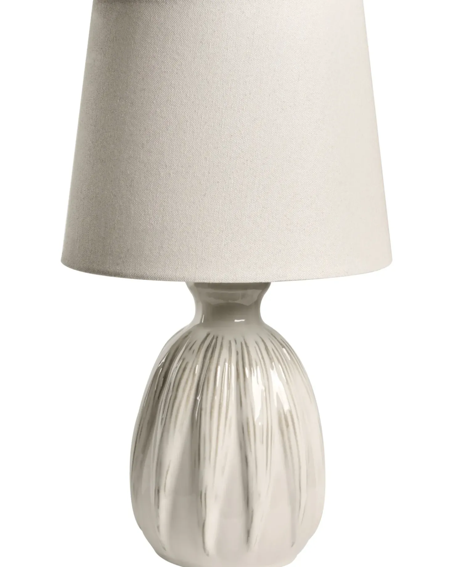 Lampada da tavolo AGUAN Ceramica Beige chiaro