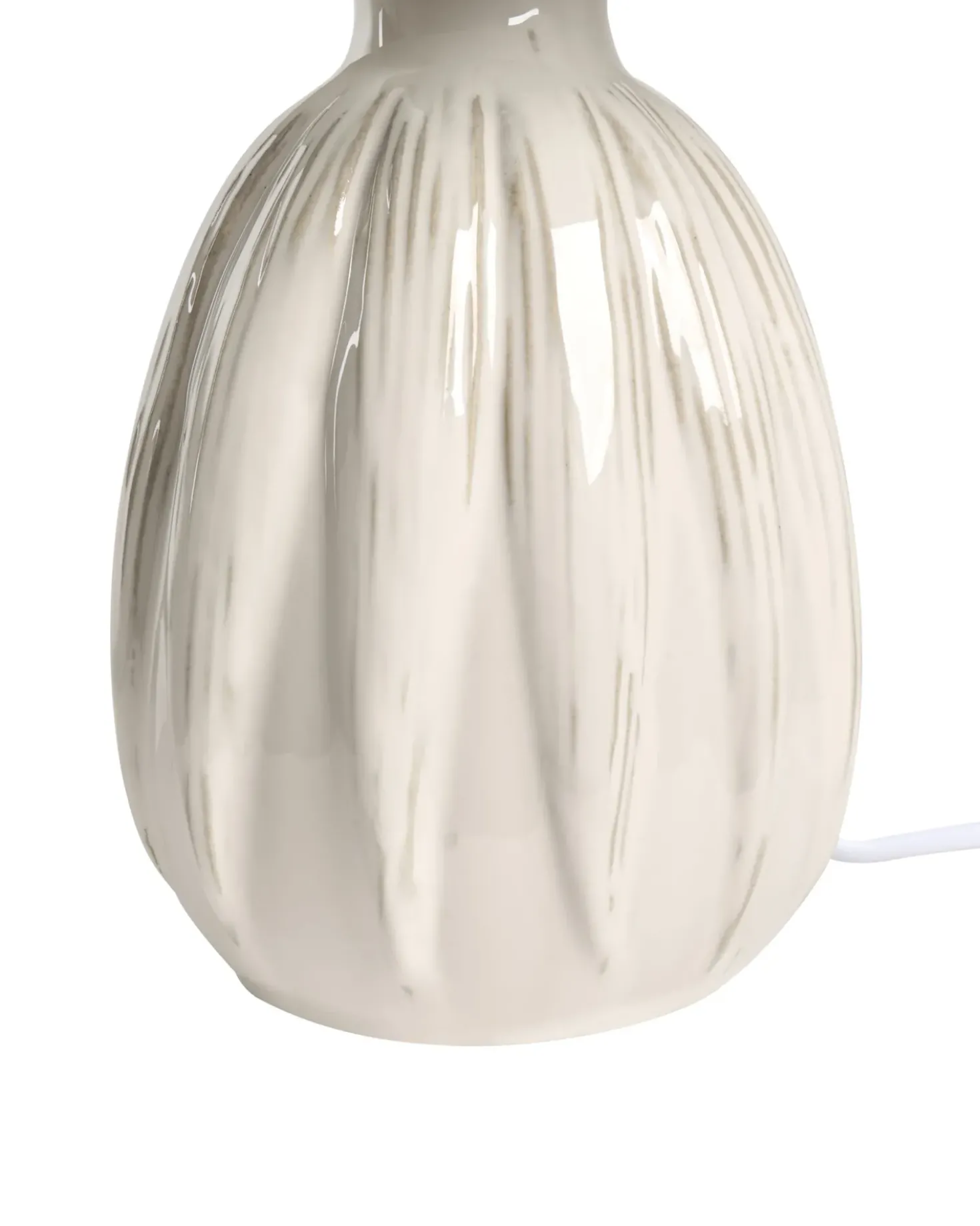 Lampada da tavolo AGUAN Ceramica Beige chiaro