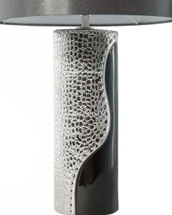 Lampada da tavolo AIKEN Porcellana Nero