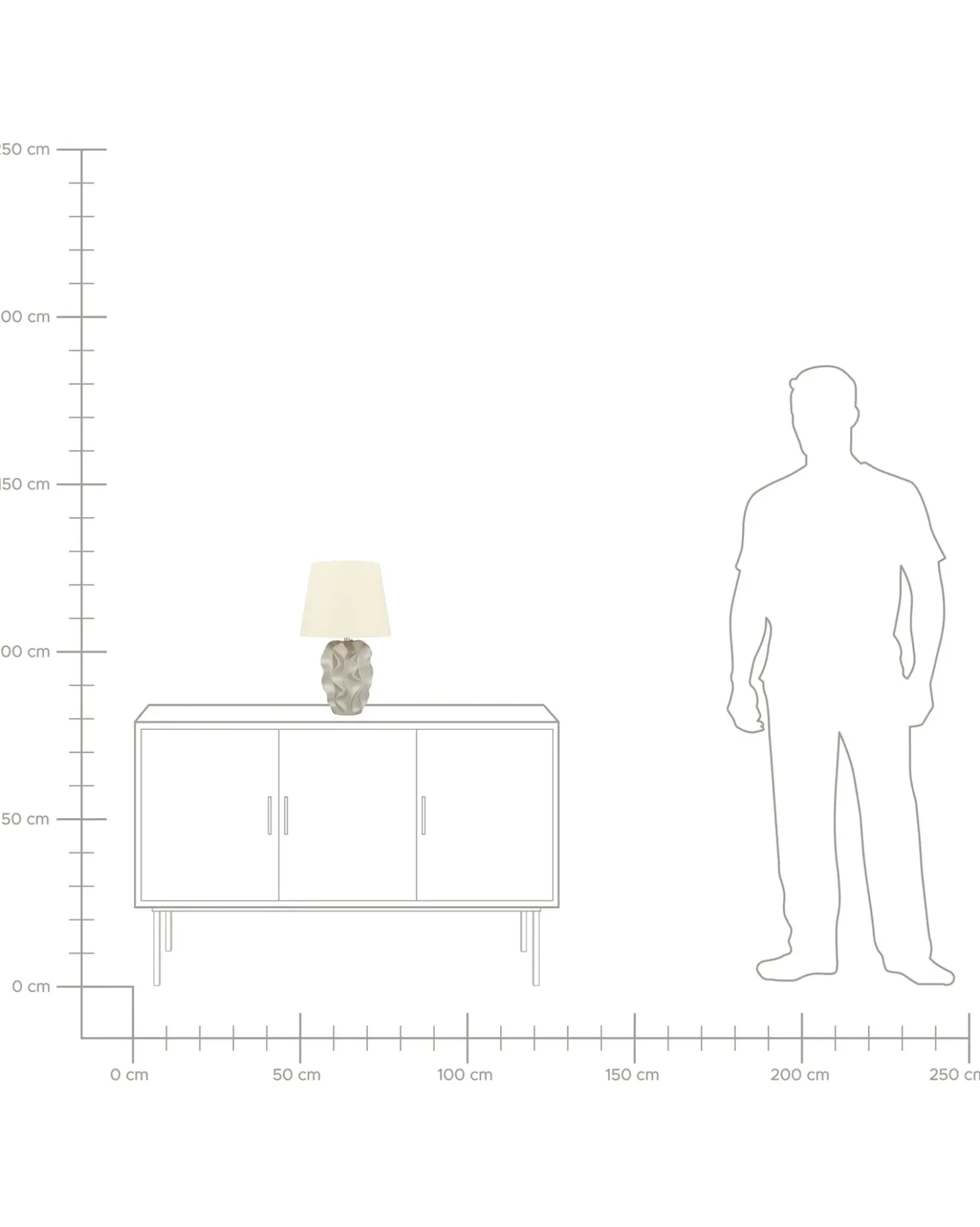 Lampada da tavolo ALLIKA Ceramica Oro