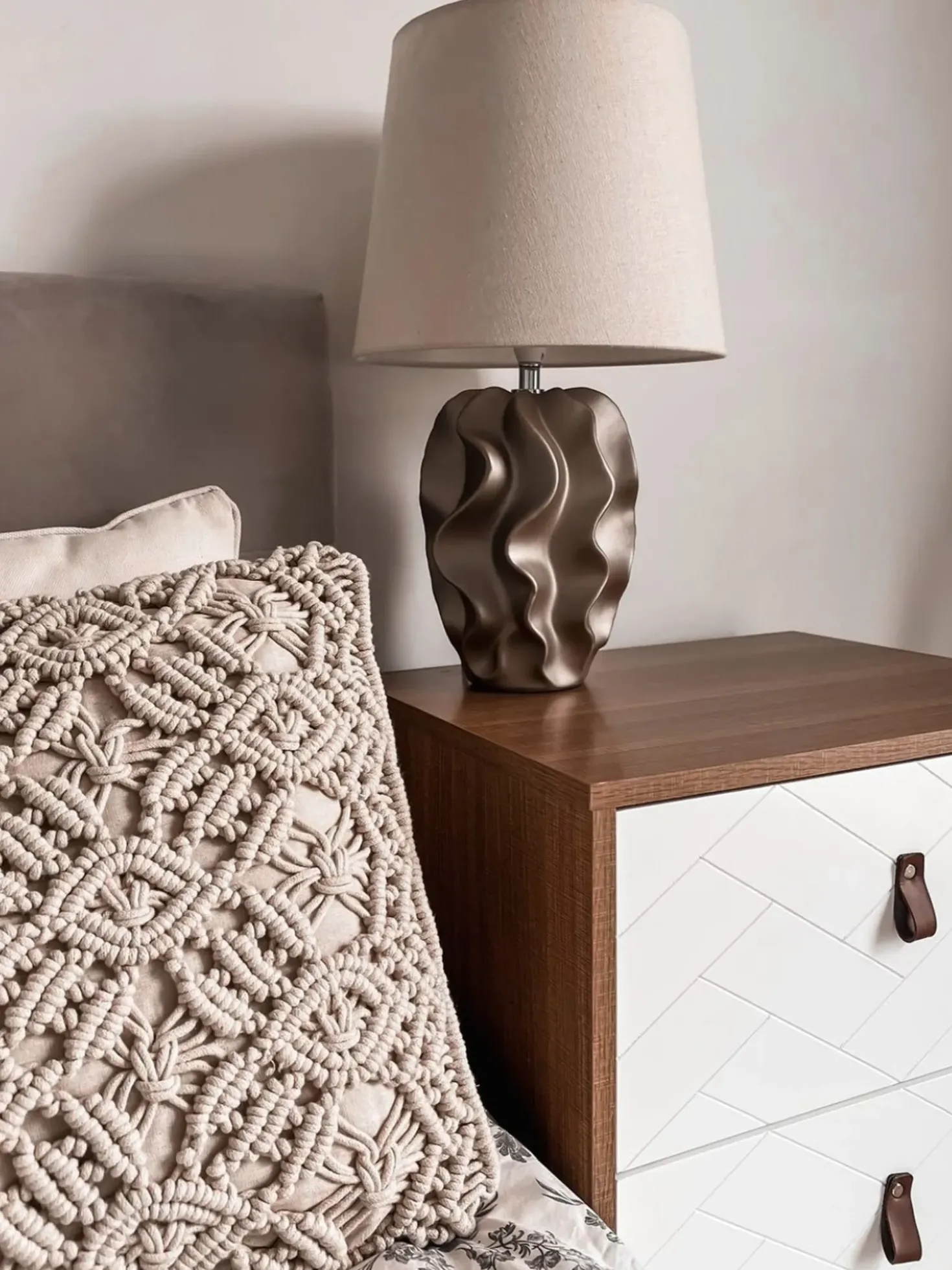 Lampada da tavolo ALLIKA Ceramica Oro