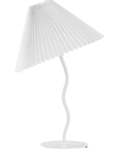 Lampada da tavolo ALWERO Metallo Bianco
