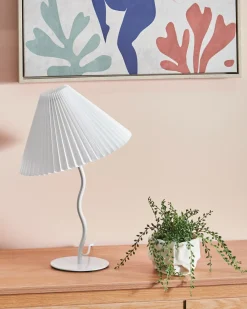 Lampada da tavolo ALWERO Metallo Bianco