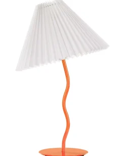 Lampada da tavolo ALWERO Metallo Arancione