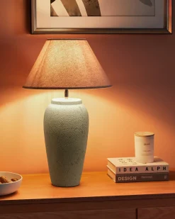 Lampada da tavolo AMBLO Ceramica Bianco sporco