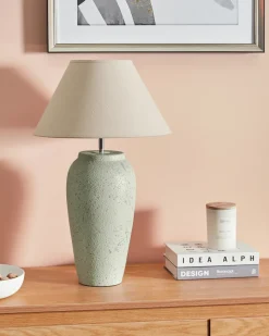 Lampada da tavolo AMBLO Ceramica Bianco sporco