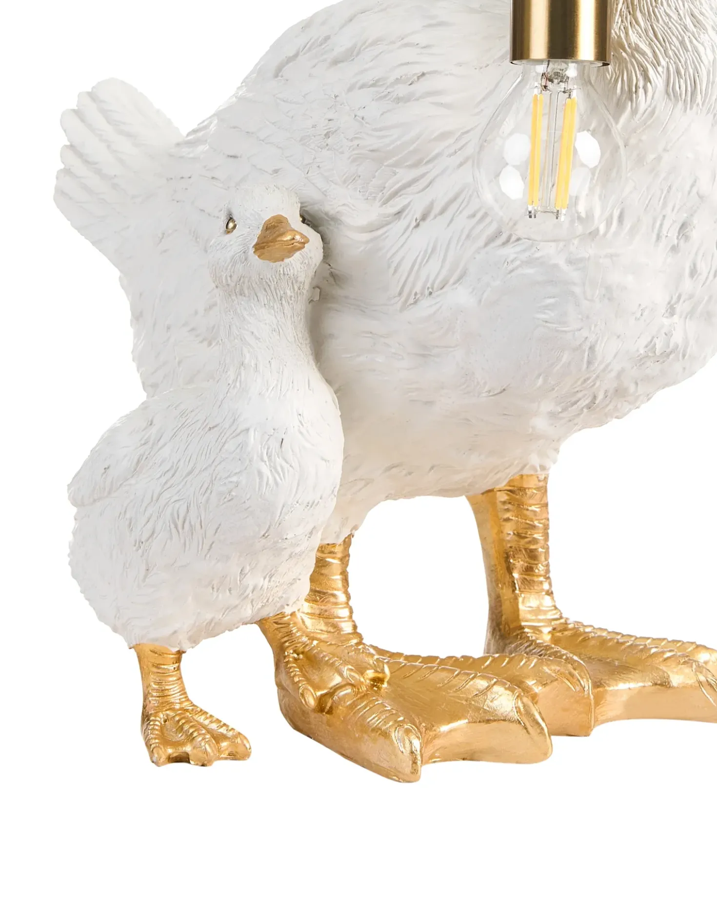 Lampada da tavolo Anatra DAFFY Bianco