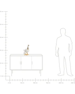 Lampada da tavolo Anatra DAFFY Bianco