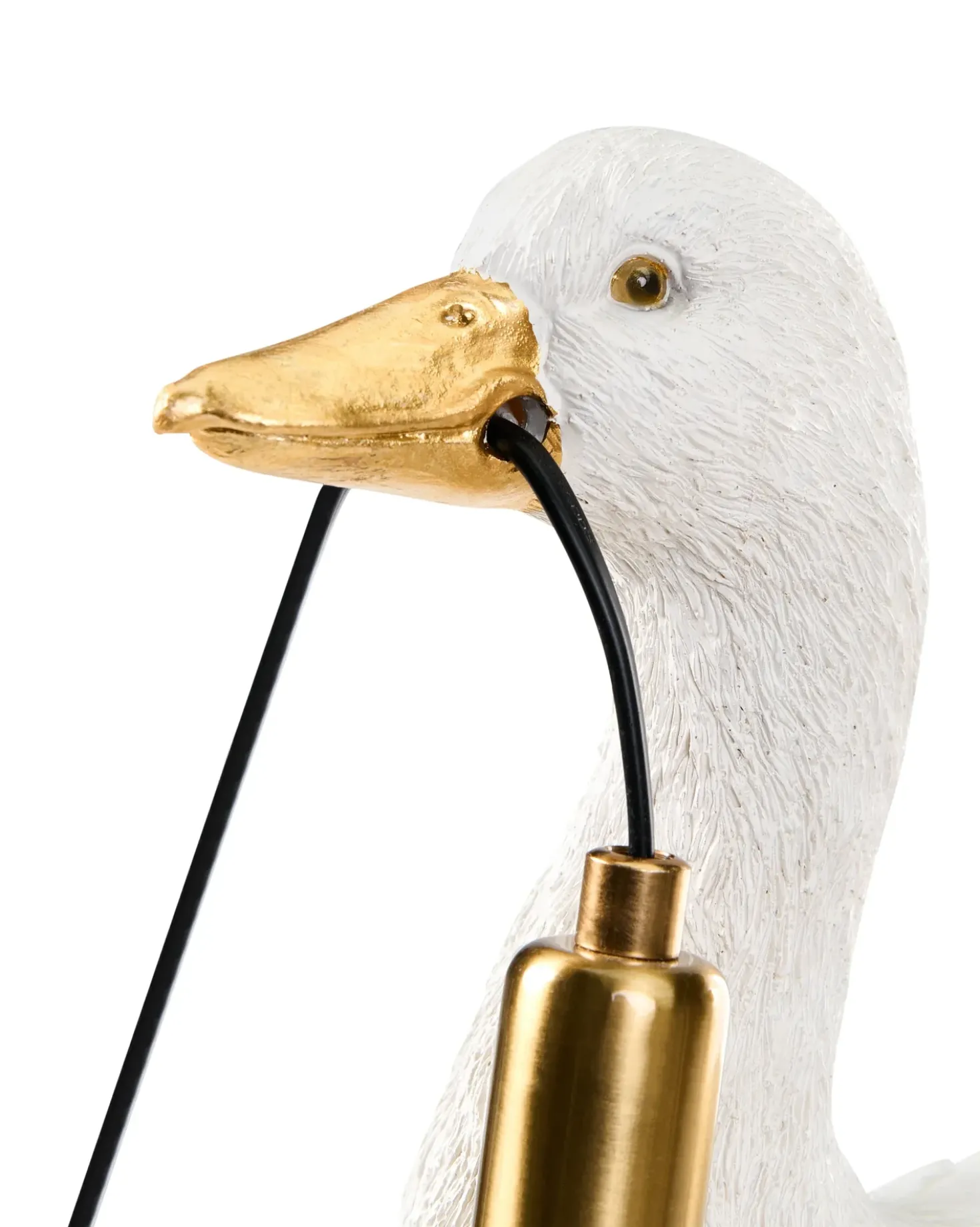 Lampada da tavolo Anatra DAFFY Bianco