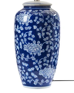 Lampada da tavolo ANGELES Porcellana Blu