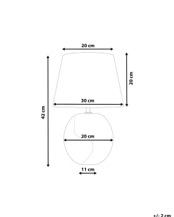 Lampada da tavolo ARGUN Ceramica Grigio