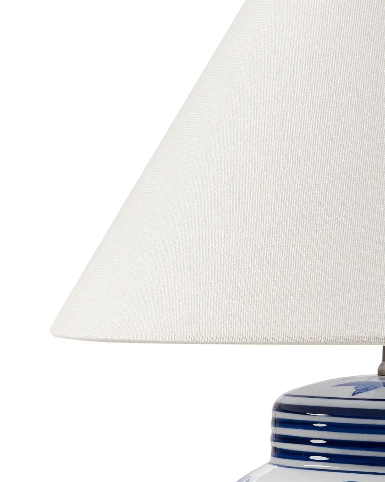 Lampada da tavolo ARUNCA Porcellana Bianco/Blu