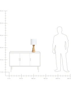 Lampada da tavolo ATRAI Giacinto d'acqua Naturale