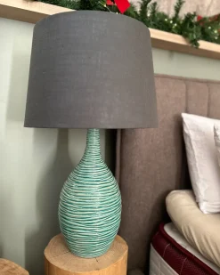 Lampada da tavolo ATSAS Ceramica Verde scuro
